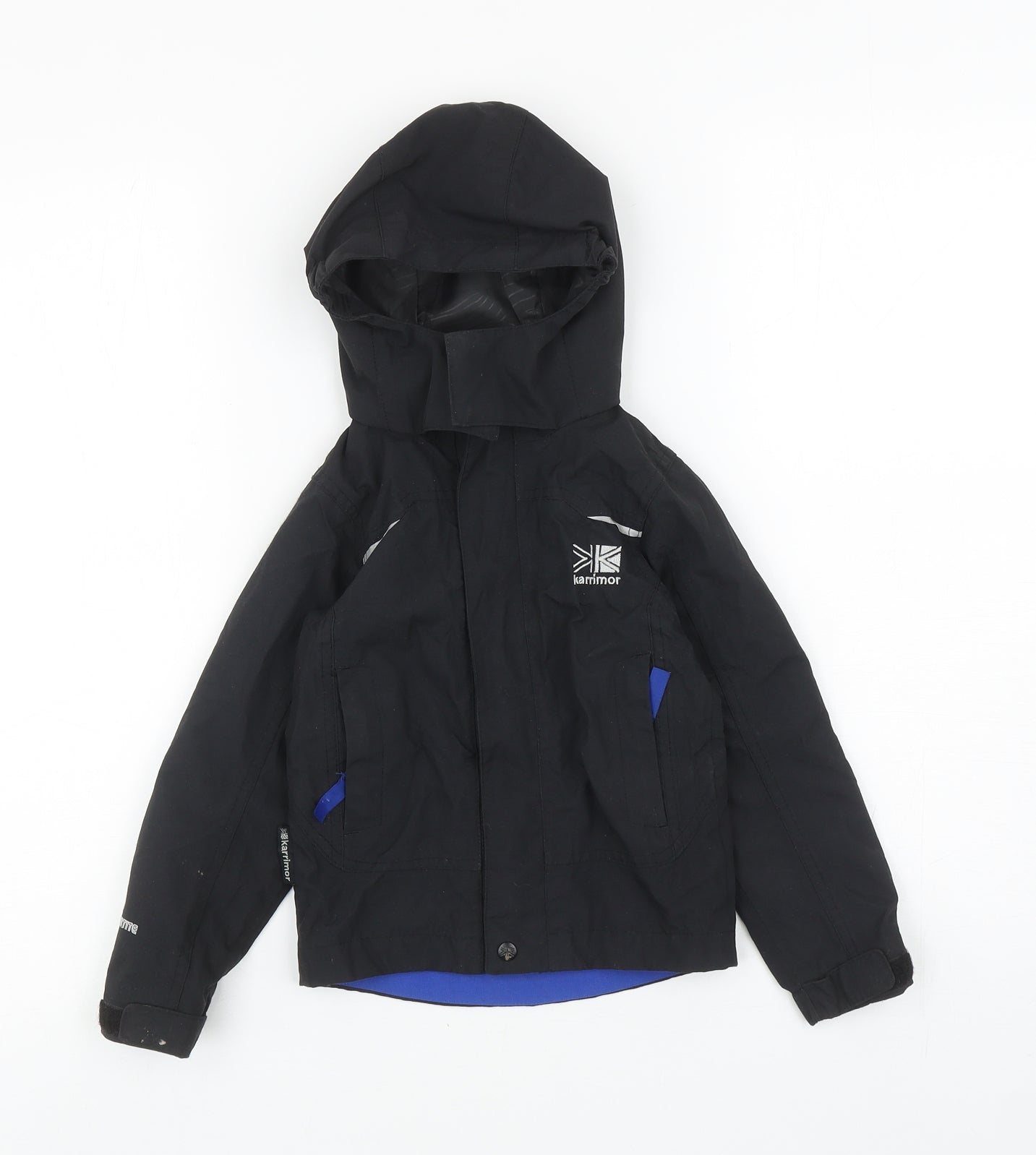 Karrimor Boys Black Basic Coat Coat Size 2-3 Years Hook & Loop