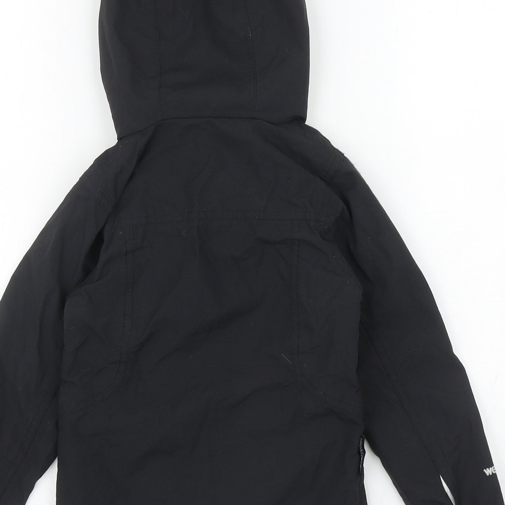 Karrimor Boys Black Basic Coat Coat Size 2-3 Years Hook & Loop