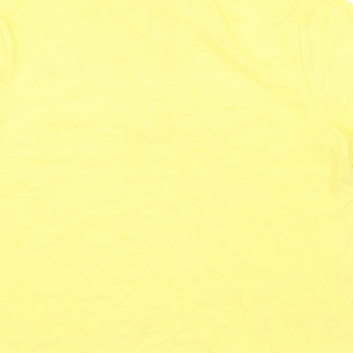 Select Girls Yellow Cotton Basic Polo Size 14 Years Collared Button - Babe