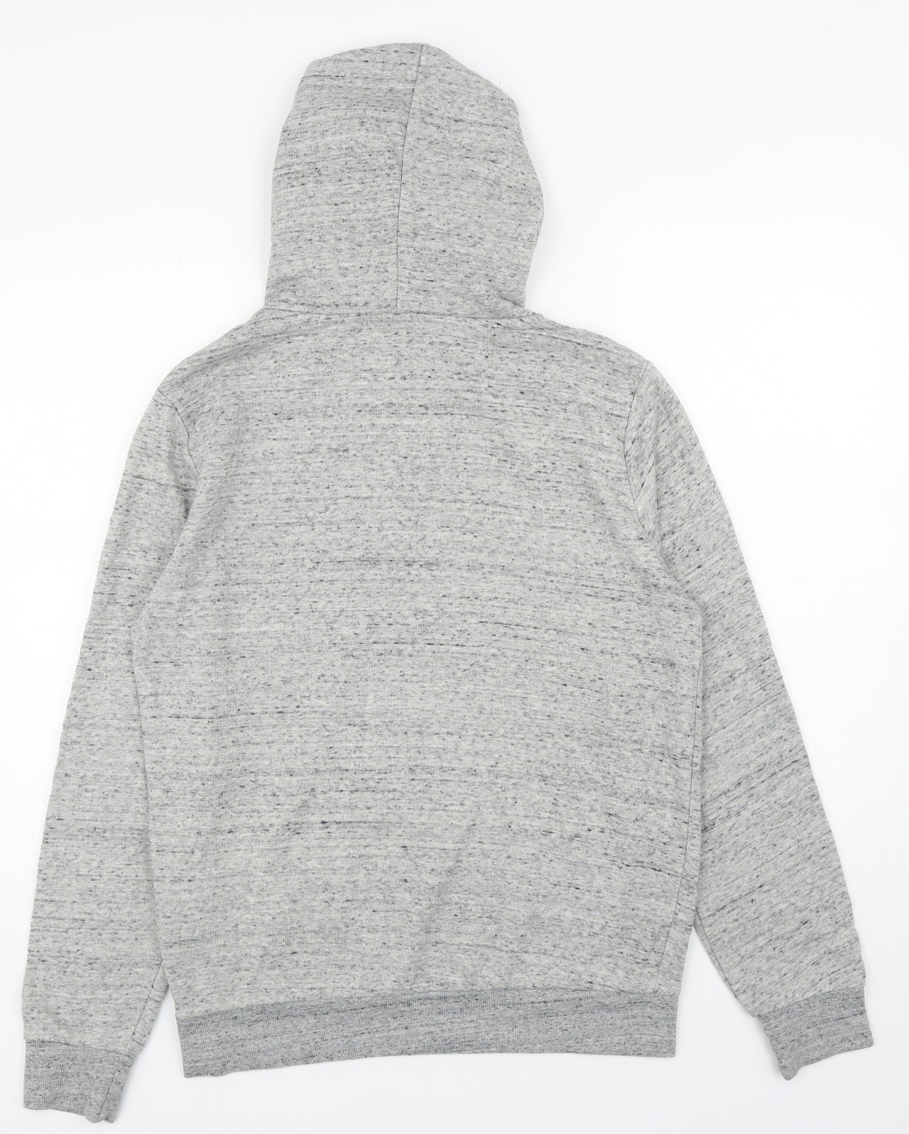 Divided Mens Grey Cotton Pullover Hoodie Size M
