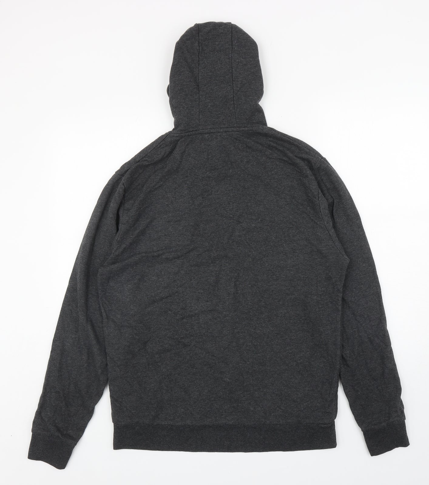 Primark Mens Grey Cotton Pullover Hoodie Size L