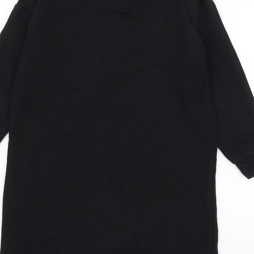 George Girls Black Cotton Pullover Sweatshirt Size 7-8 Years Pullover - LOL Dolls