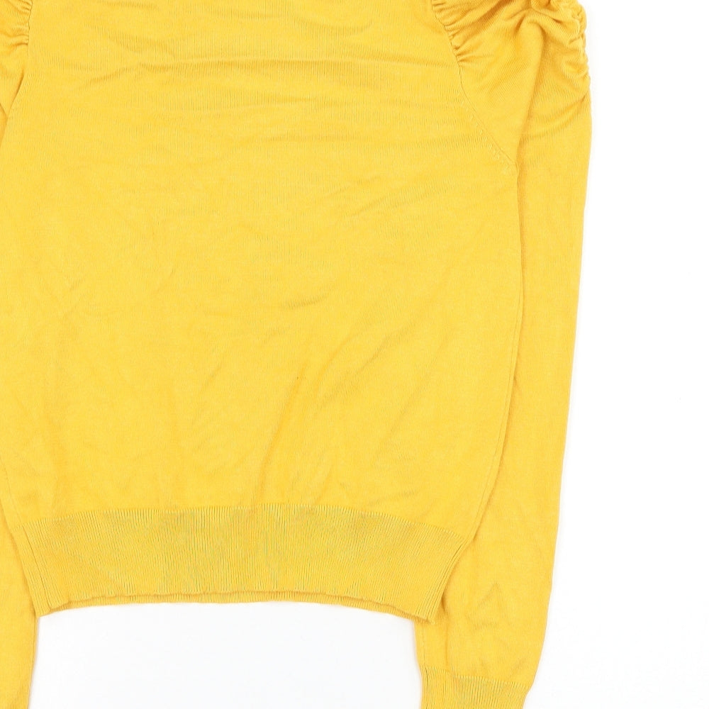 Matalan Girls Yellow Round Neck Viscose Pullover Jumper Size 15 Years Pullover - J'adore