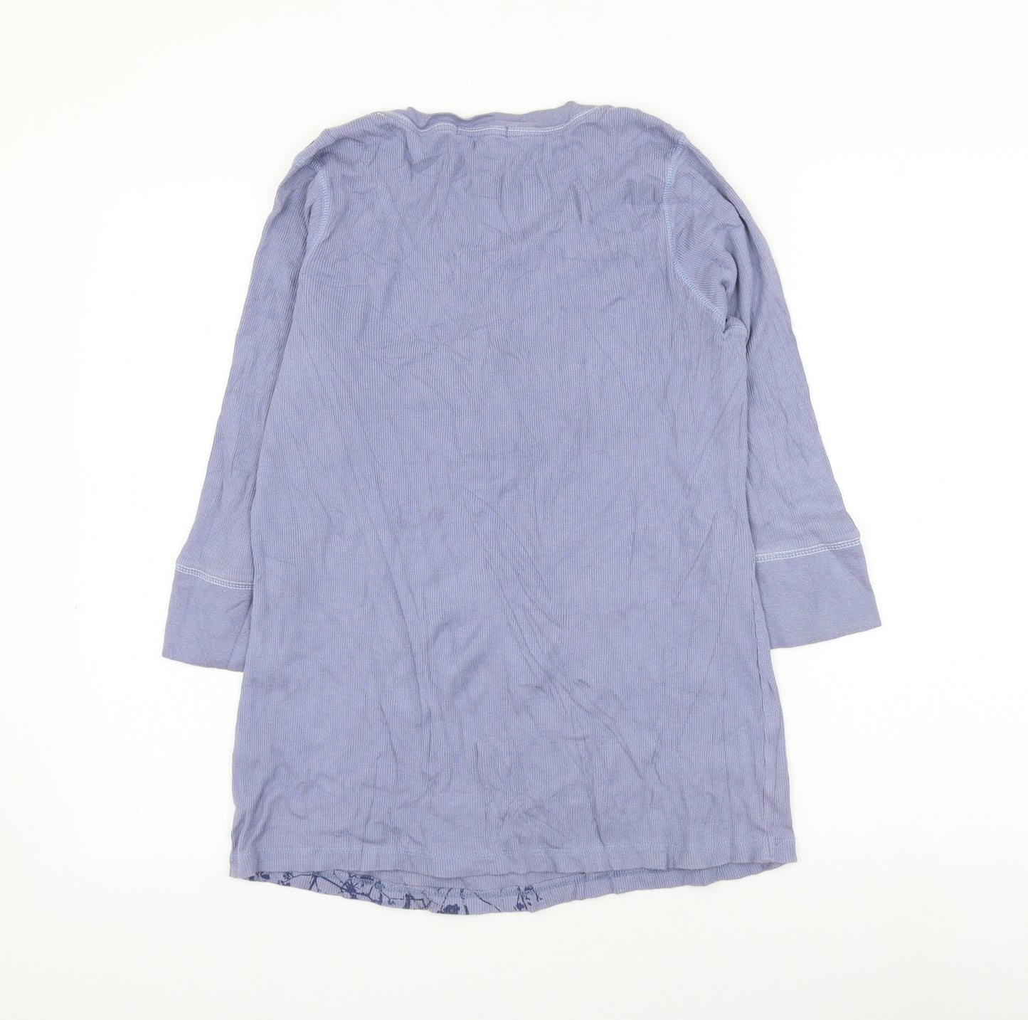 George Womens Blue Cotton Basic Blouse Size 20 Scoop Neck - Bird