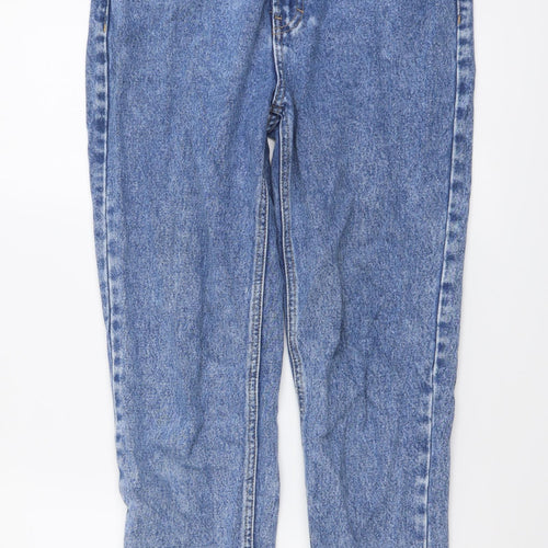 Pull&Bear Womens Blue Cotton Jegging Jeans Size S L26 in Regular Button