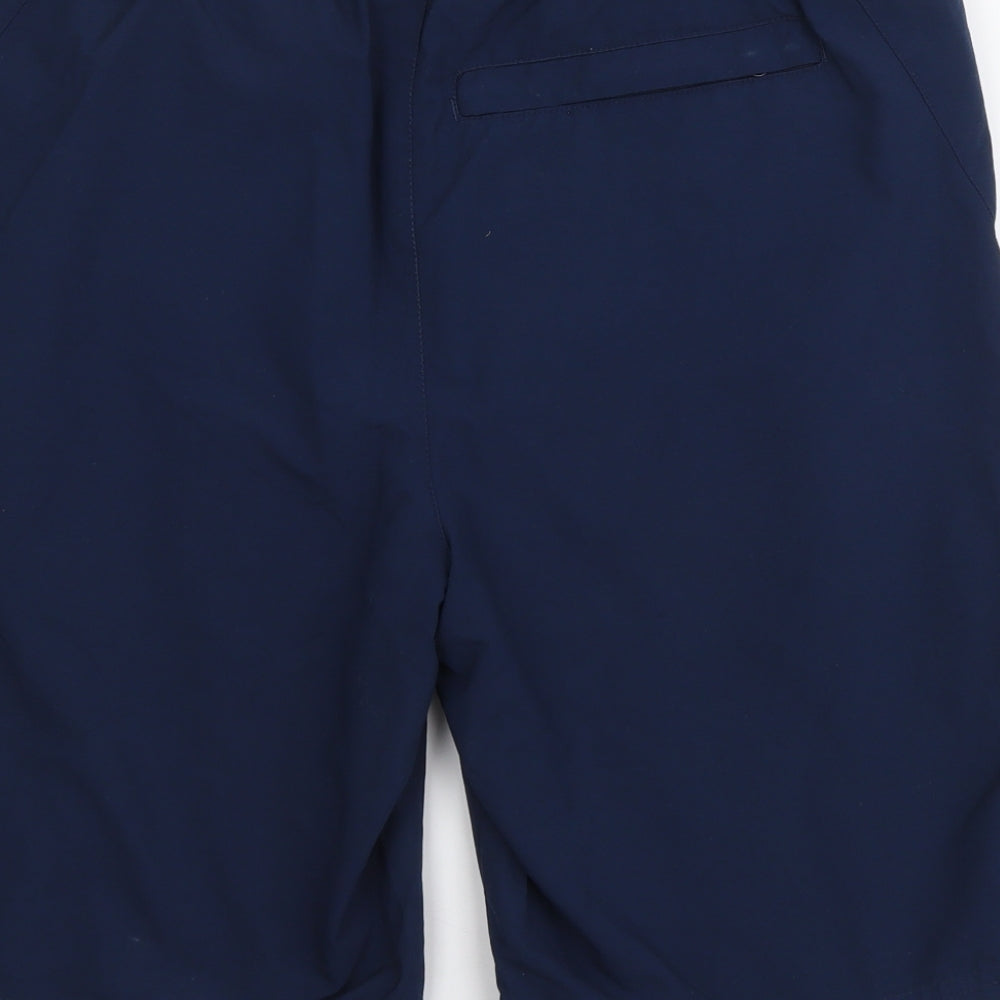Nike Mens Blue Polyester Sweat Shorts Size S L9 in Regular Drawstring - Swimming shorts