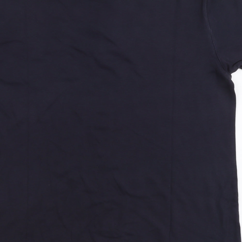 NEXT Mens Blue Cotton Polo Size XL Collared Pullover