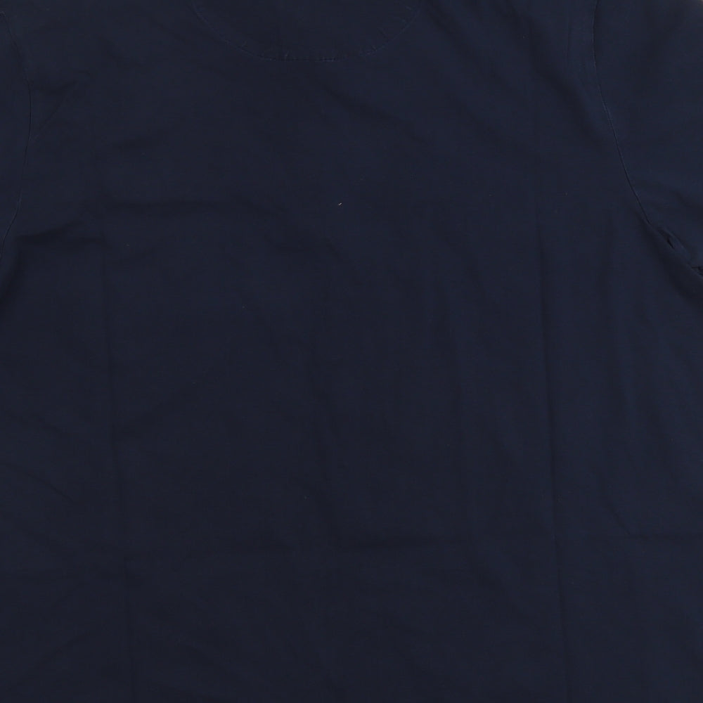 Burton Mens Blue Cotton Polo Size XL Collared Pullover