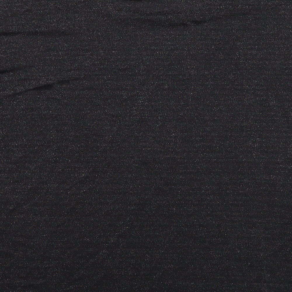 essence Womens Silver Nylon Basic T-Shirt Size 22 Round Neck