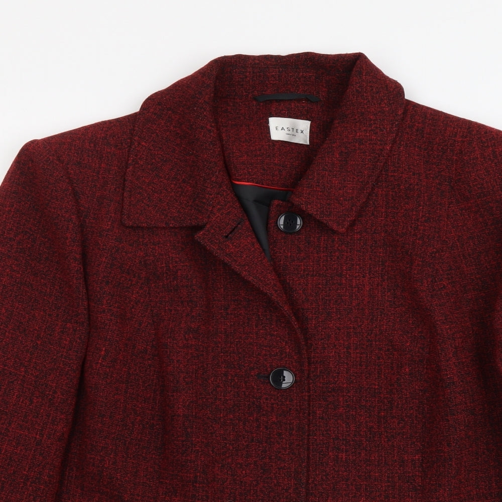 Eastex Womens Red Jacket Size 18 Button