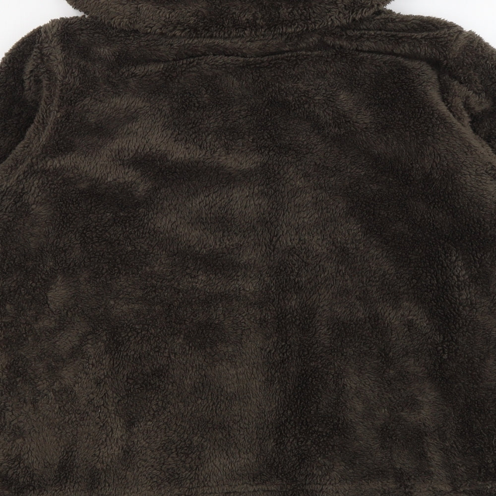 Per Una Womens Green Polyester Full Zip Sweatshirt Size L Zip