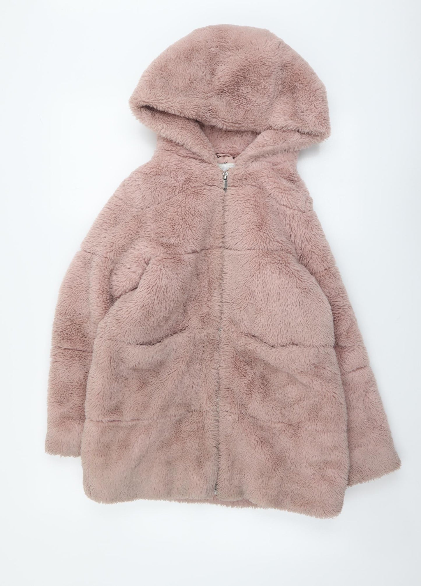 NEXT Girls Pink Jacket Coat Size 11 Years Zip