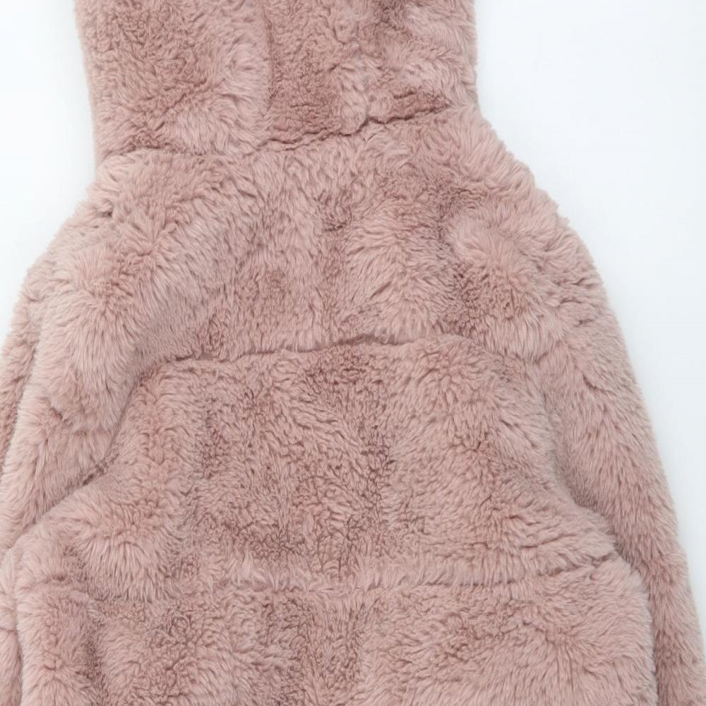 NEXT Girls Pink Jacket Coat Size 11 Years Zip