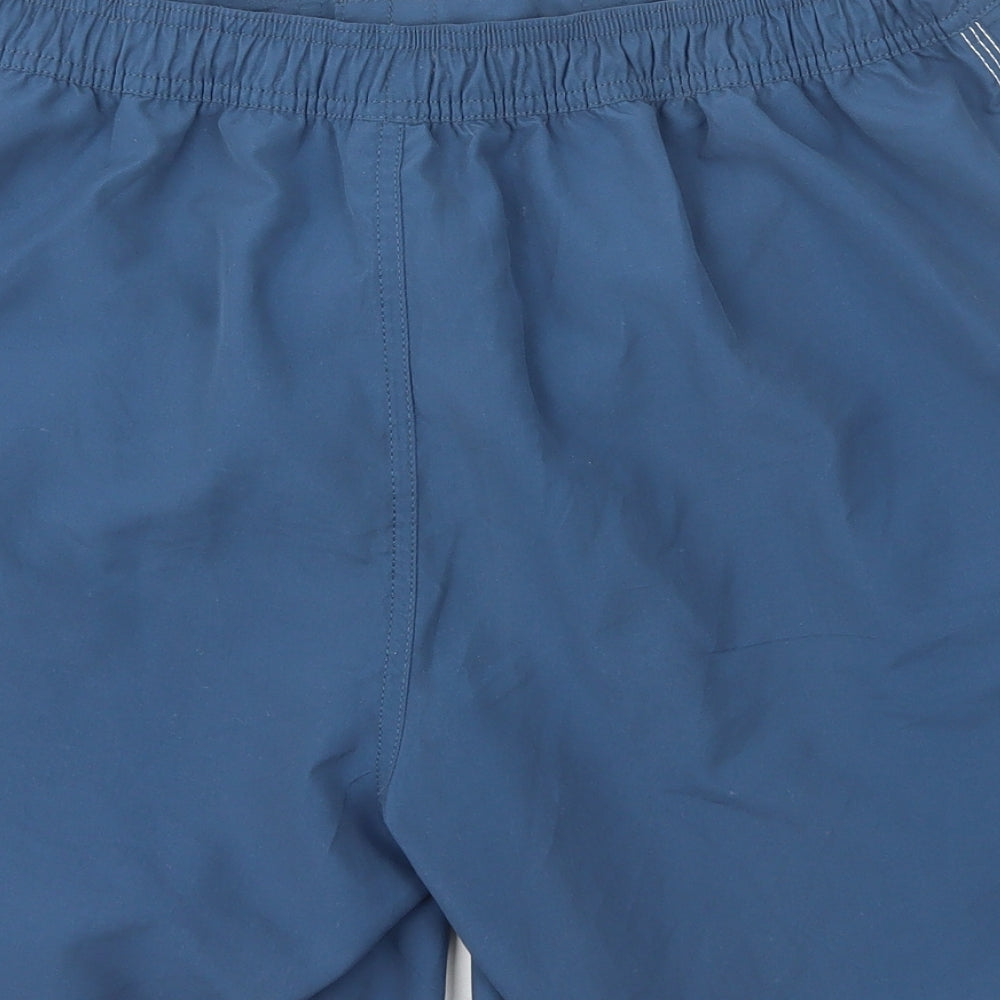 TU Mens Blue Polyester Athletic Shorts Size 36 in L6 in Regular Hook & Loop - Swimming Shorts