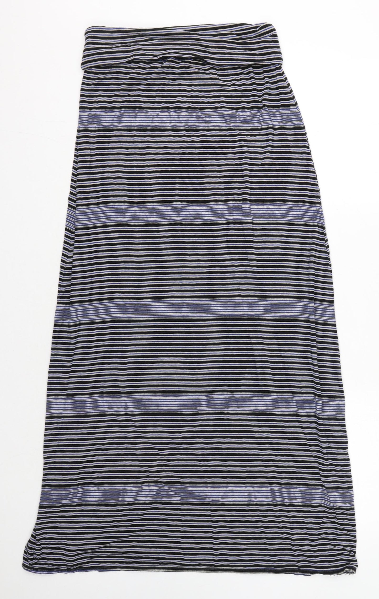 Max Studio Womens Multicoloured Striped Rayon A-Line Skirt Size M