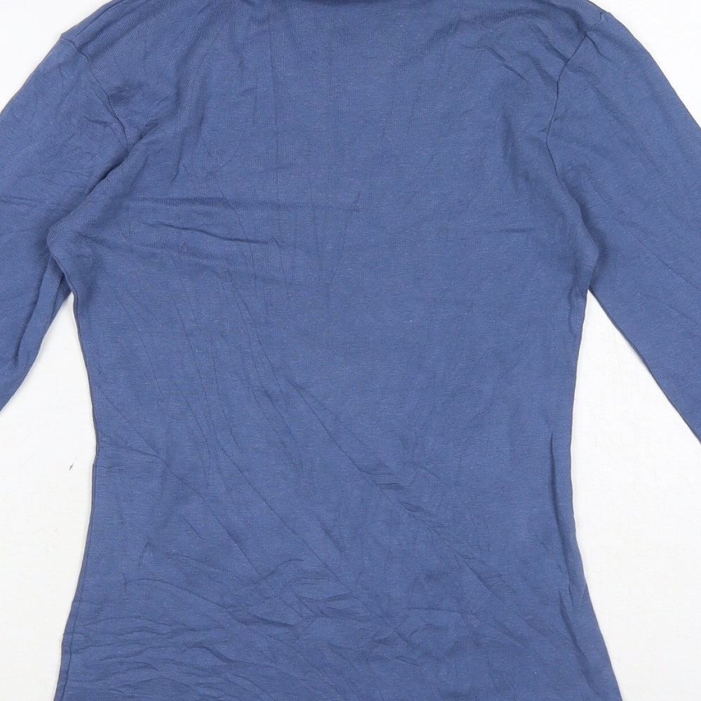 River Island Womens Brown Roll Neck Acrylic Pullover Jumper Size 8