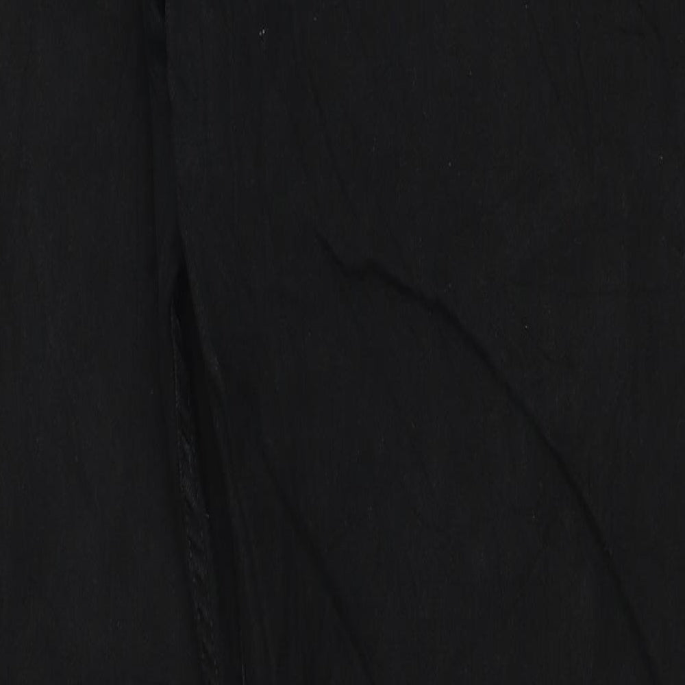 Blue Harbour Mens Black Cotton Straight Jeans Size 40 in L33 in Regular Zip