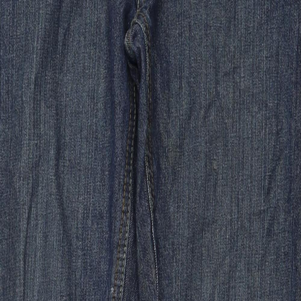 Firetrap Boys Blue Cotton Straight Jeans Size 12-13 Years Regular Button
