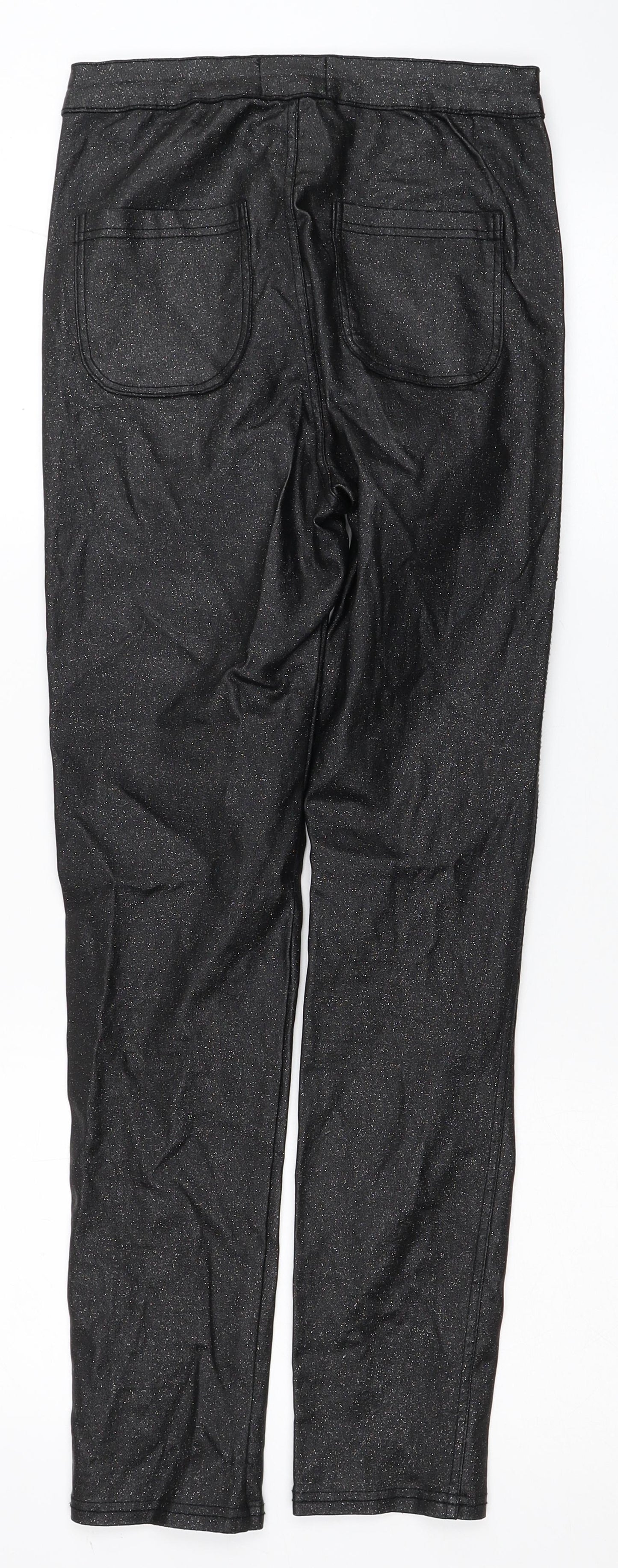 Denim Club Womens Black Cotton Skinny Jeans Size 10 L26 in Regular Zip