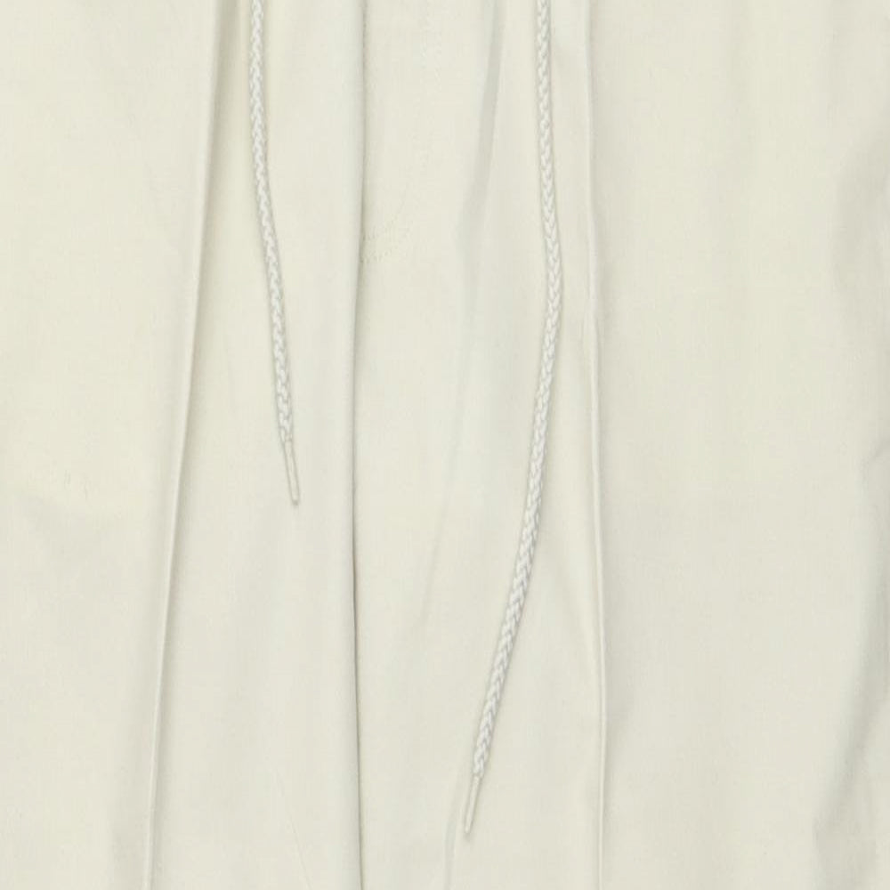 Farah Mens Beige Polyester Chino Trousers Size 34 L29 in Regular Zip