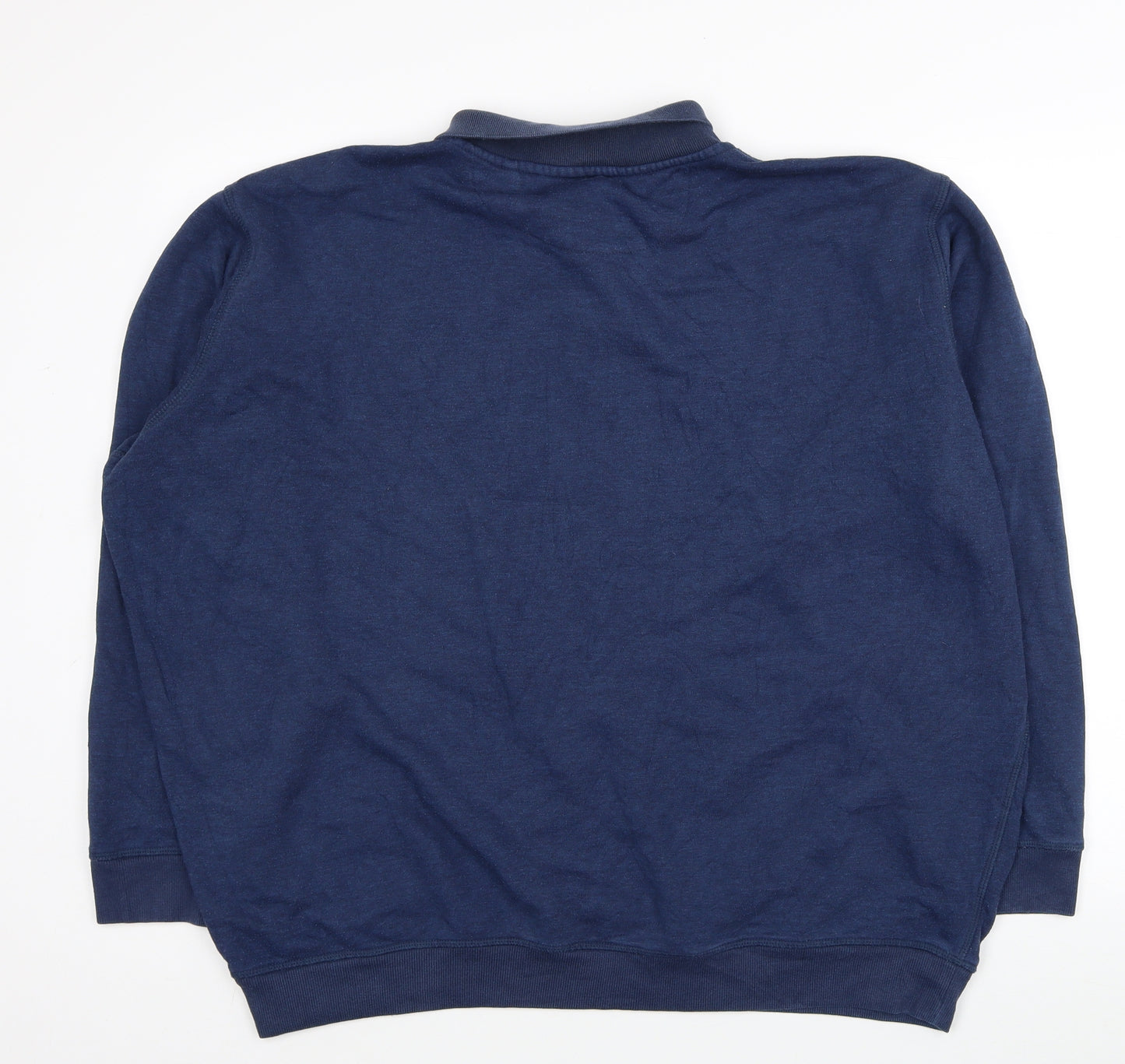 James Pringle Mens Blue Cotton Pullover Sweatshirt Size 2XL