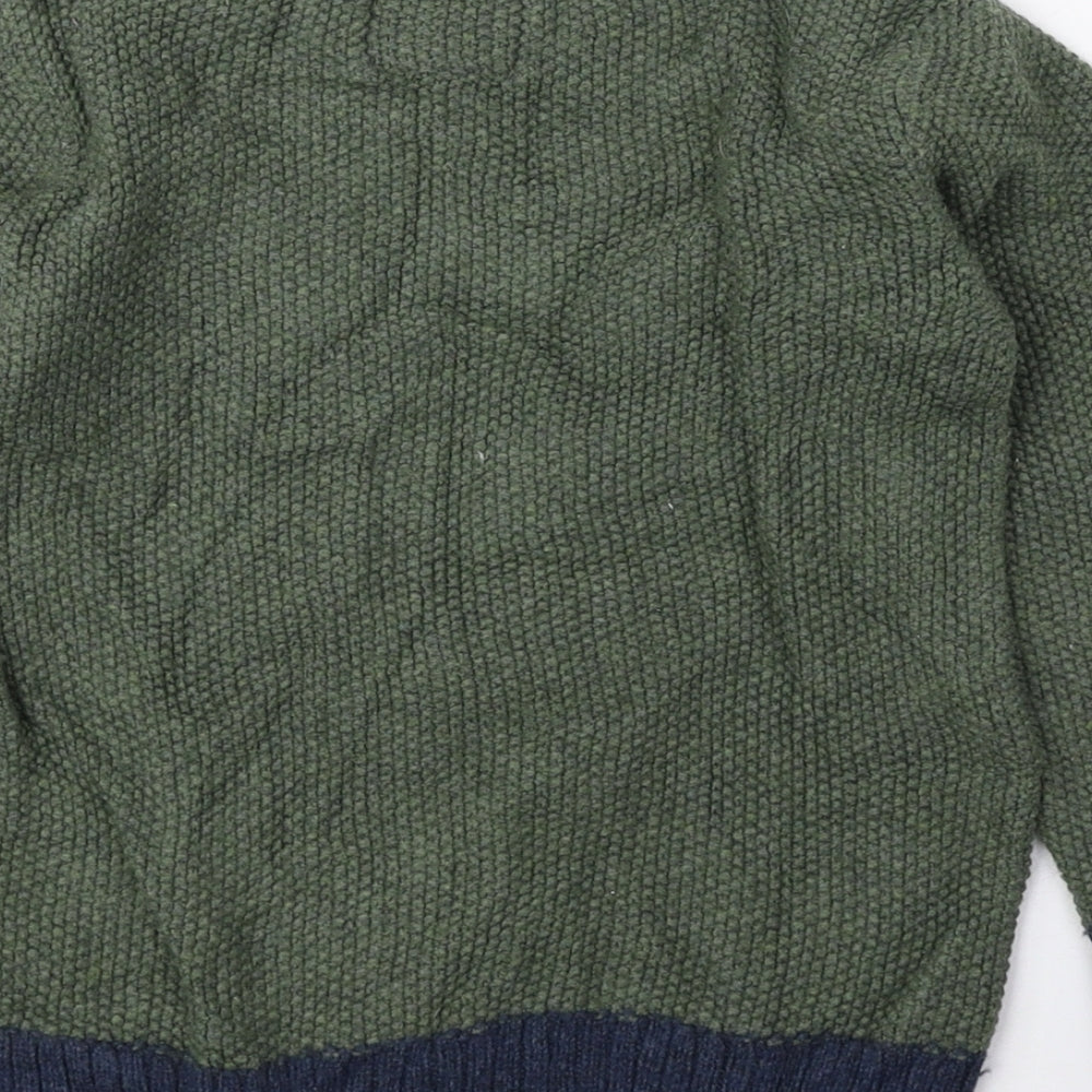 TU Boys Multicoloured Round Neck Cotton Pullover Jumper Size 4-5 Years Pullover - Fox