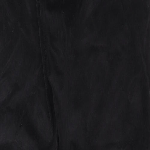 Marks and Spencer Womens Black Cotton Straight Jeans Size 10 L30 in Regular Zip