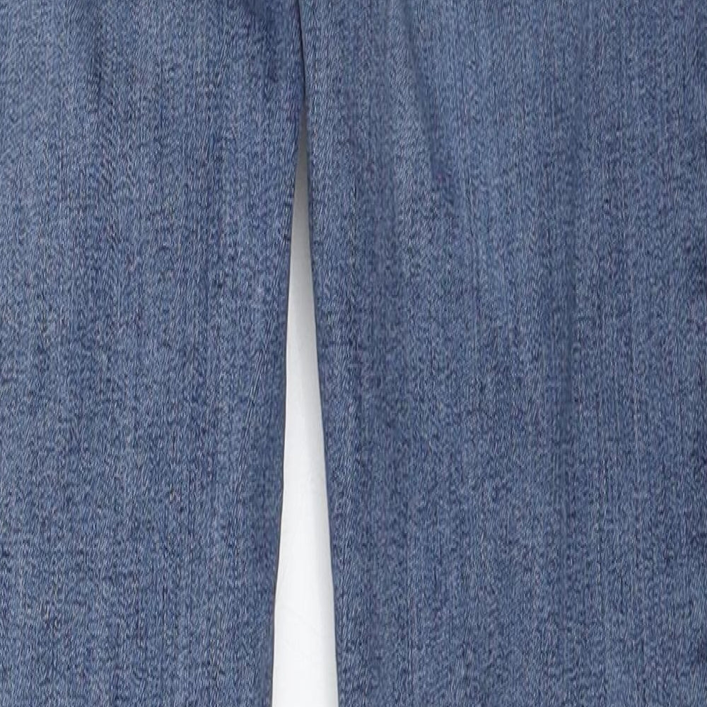 River Island Womens Blue Cotton Skinny Jeans Size 8 L27 in Regular Zip
