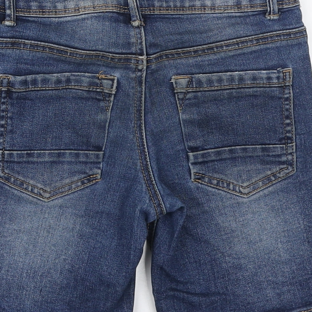 Disney Toy Story Boys Blue Cotton Bermuda Shorts Size 4-5 Years Regular Zip - Toy Story 4