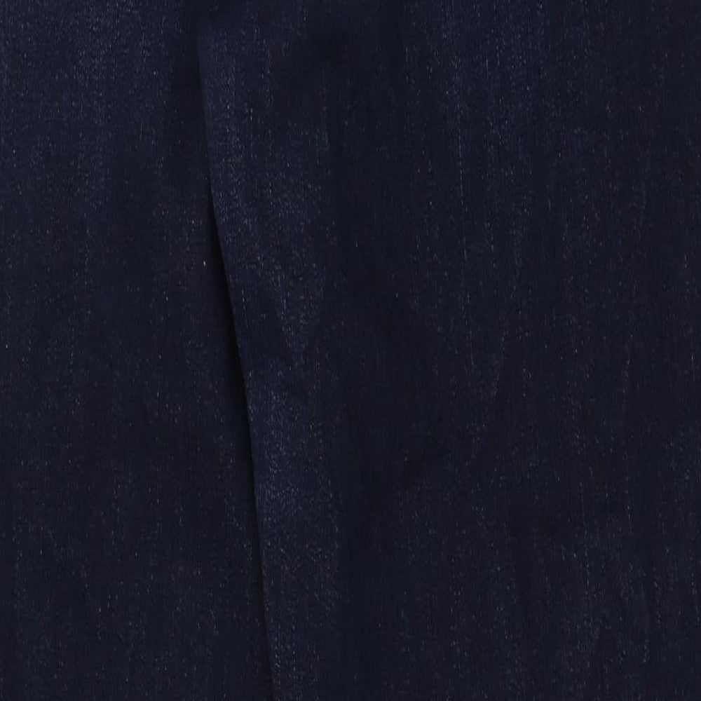 Gap Mens Blue Cotton Straight Jeans Size 33 in L30 in Regular Zip