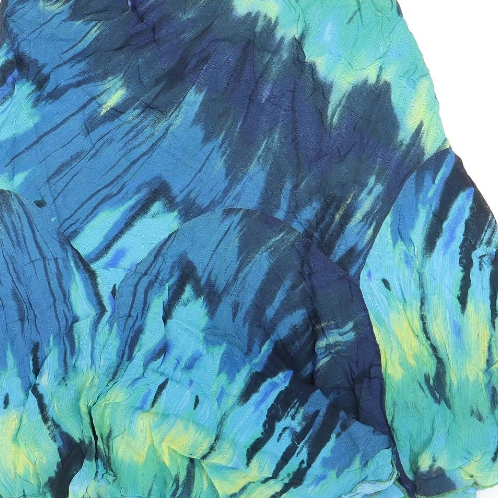 Per Una Womens Multicoloured Polyester Flare Skirt Size 14