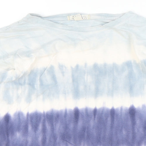 Lands' End Boys Blue Cotton Pullover Sweatshirt Size 14 Years Pullover - Tie-Dye