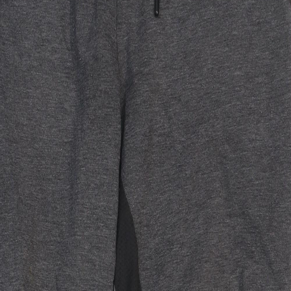 H&M Mens Grey Polyester Jogger Trousers Size S L27 in Regular Drawstring