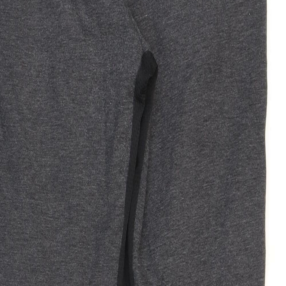 H&M Mens Grey Polyester Jogger Trousers Size S L27 in Regular Drawstring