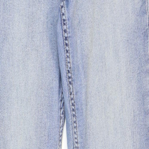 Divided Womens Blue Cotton Skinny Jeans Size 10 L29 in Regular Zip