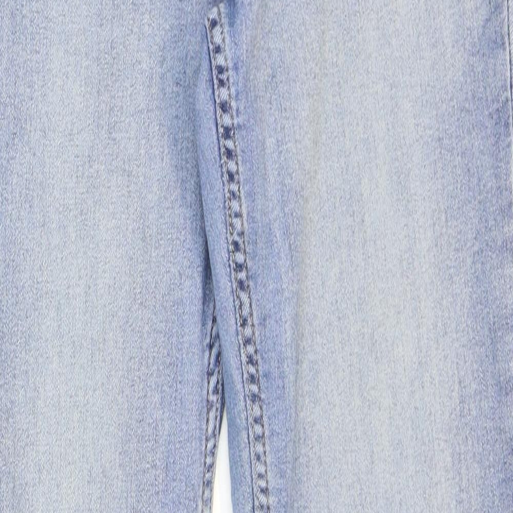 Divided Womens Blue Cotton Skinny Jeans Size 10 L29 in Regular Zip