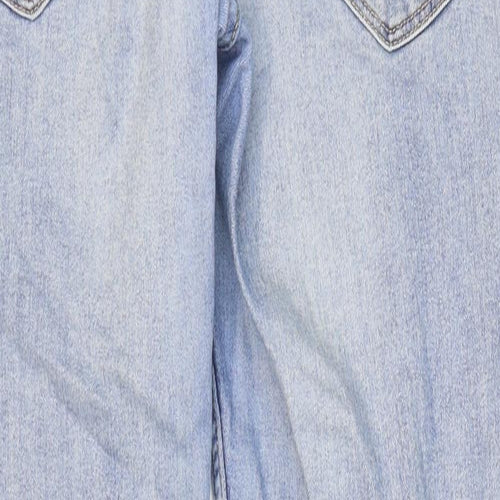 Divided Womens Blue Cotton Skinny Jeans Size 10 L29 in Regular Zip
