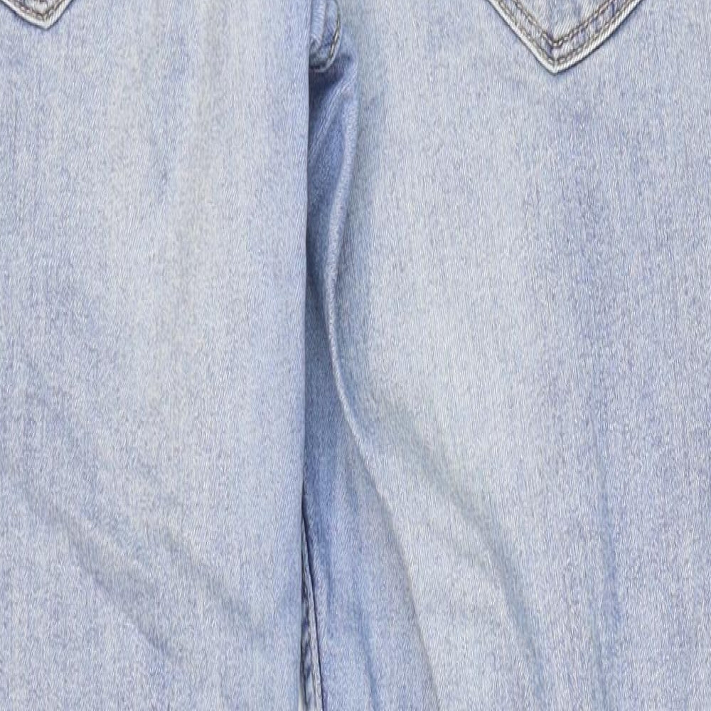 Divided Womens Blue Cotton Skinny Jeans Size 10 L29 in Regular Zip
