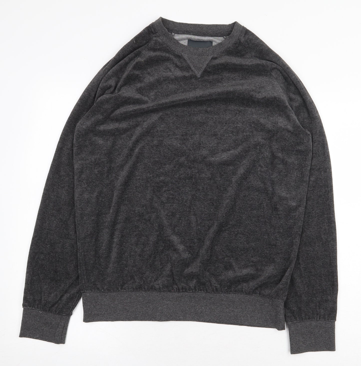 Primark Mens Grey Polyester Pullover Sweatshirt Size M