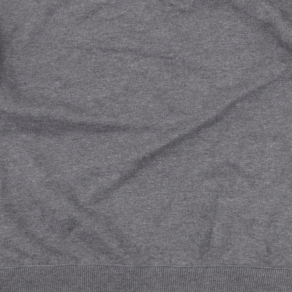 River Island Womens Grey Polyester Pullover Sweatshirt Size 10 Pullover - Bon Appetit
