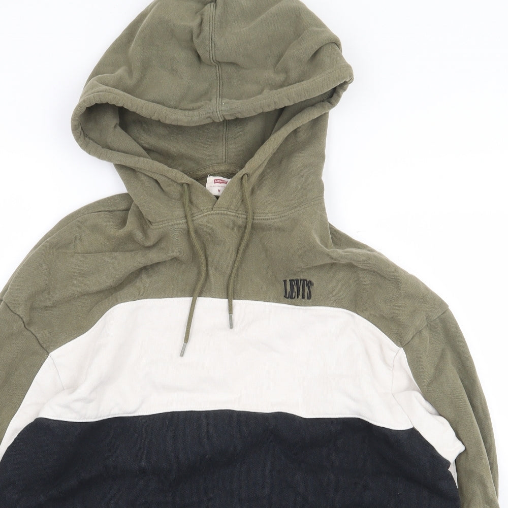Levis Mens Multicoloured Cotton Pullover Hoodie Size M