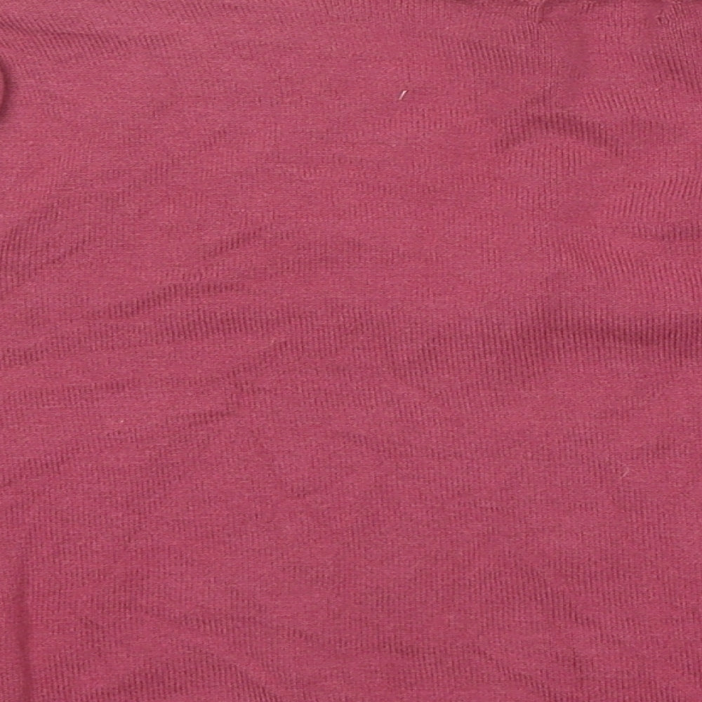 Papaya Womens Pink Round Neck Polyester Shrug Jumper Size 16 - Crop