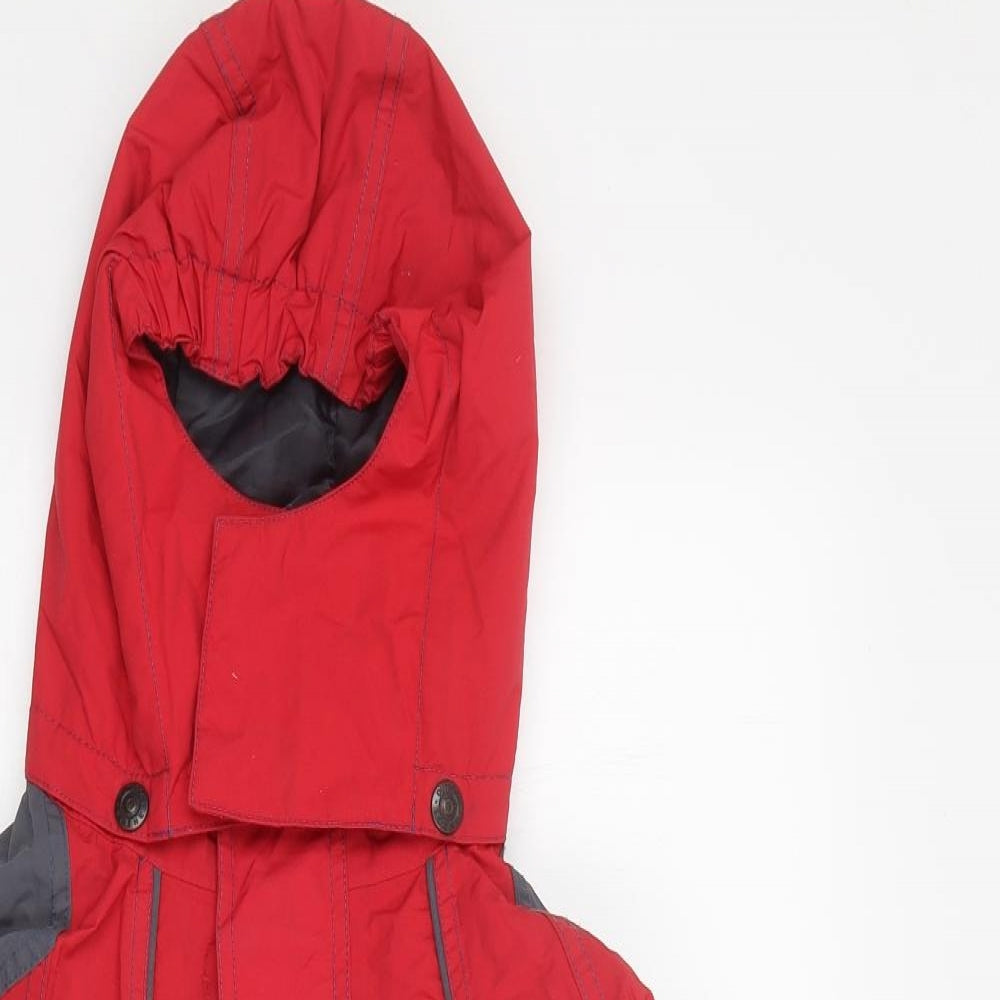 Preworn Boys Red 3-in-1 Jacket Coat Size 11-12 Years Zip