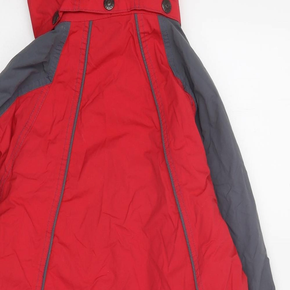 Preworn Boys Red 3-in-1 Jacket Coat Size 11-12 Years Zip