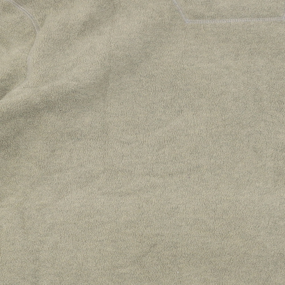 Maine Mens Green High Neck Polyester Full Zip Jumper Size M