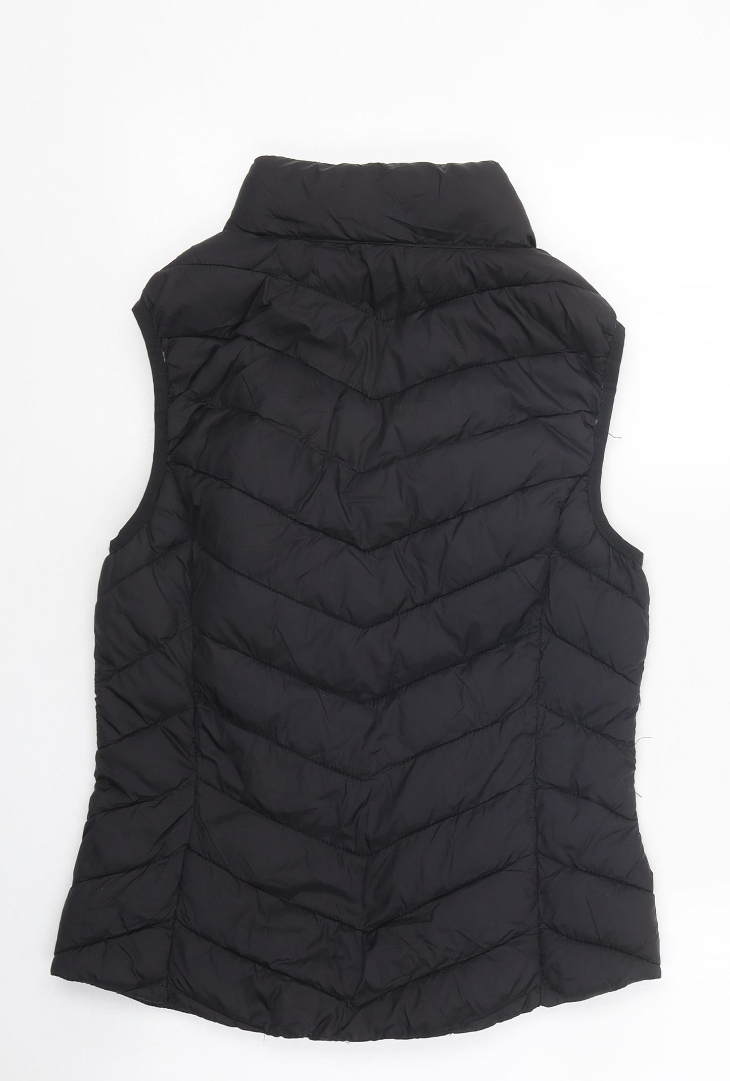 Primark Womens Black Gilet Coat Size XS Zip