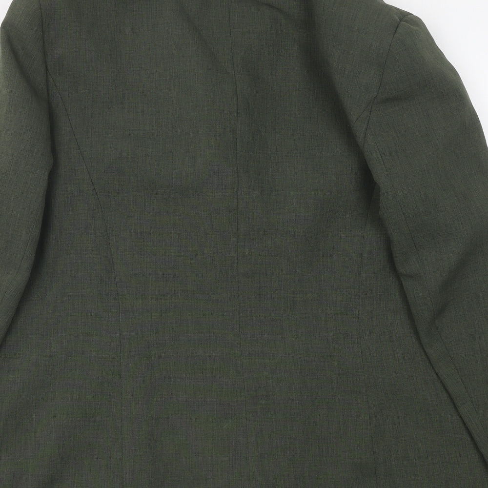 Eastex Womens Green Jacket Blazer Size 14 Button