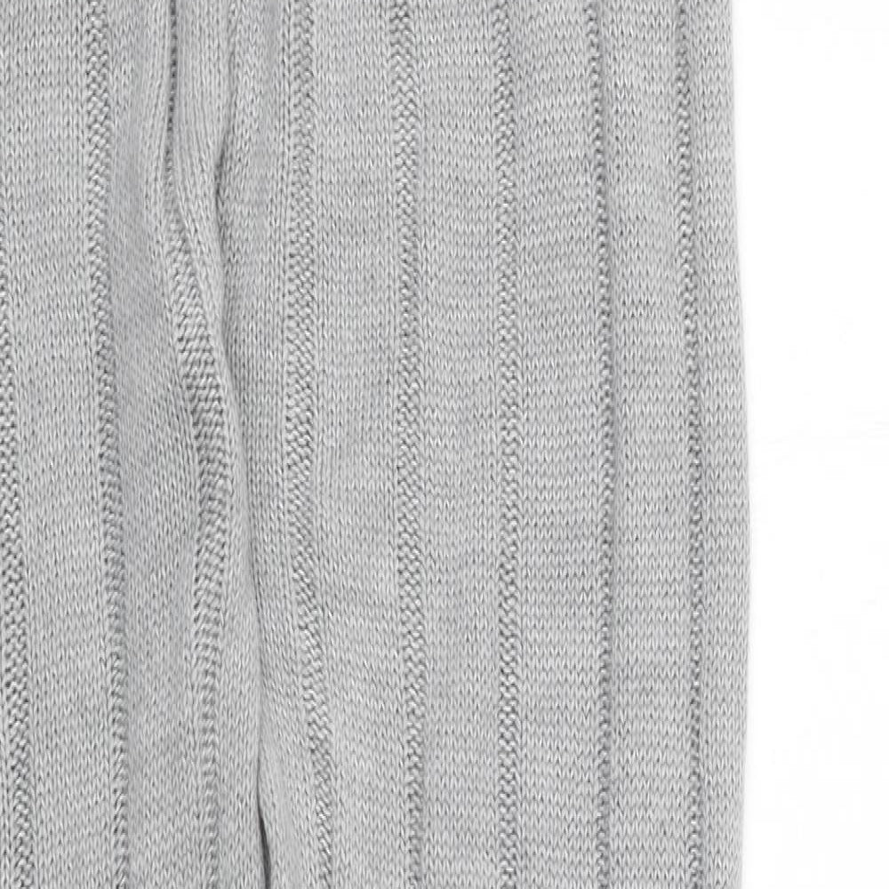 PRETTYLITTLETHING Womens Grey Polyester Trousers Size 2XL L30 in Regular