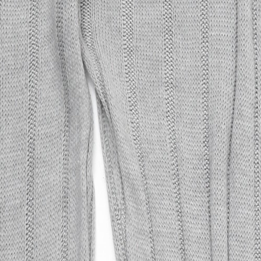 PRETTYLITTLETHING Womens Grey Polyester Trousers Size 2XL L30 in Regular