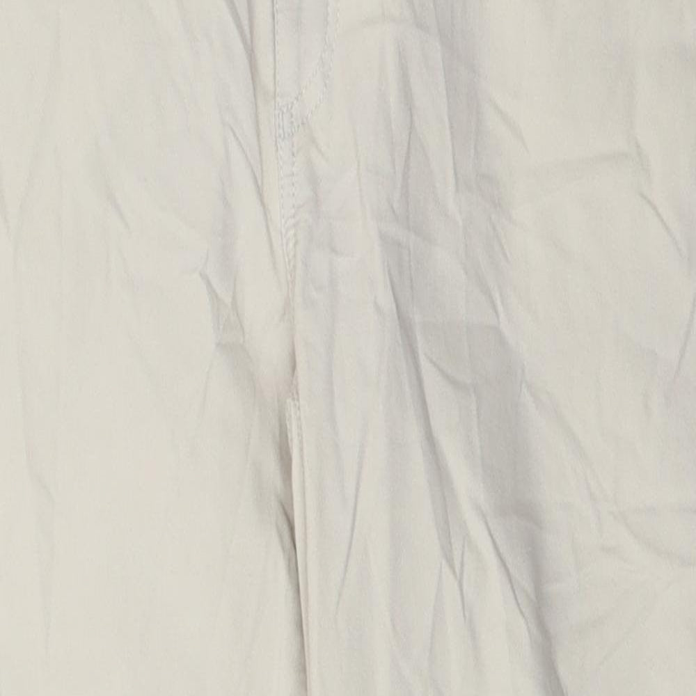 GOLFINO Mens Beige Cotton Chino Shorts Size 34 in L16 in Regular Zip